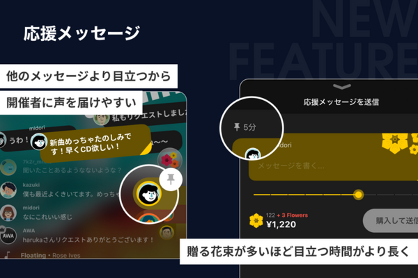 正規音源を流しながらの音声ライブ配信が可能に 音楽サブスク「AWA」 音声ライブ配信機能、ギフティング機能の提供を開始