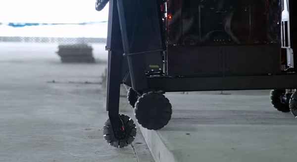 【速報】ソニーが不整地を移動できる6脚車輪ロボットを開発　清水建設と共同で建設現場で実証実験　段差を越える動画も公開