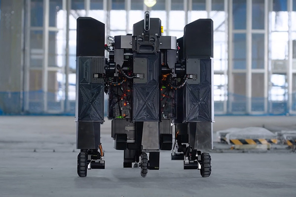 【速報】ソニーが不整地を移動できる6脚車輪ロボットを開発　清水建設と共同で建設現場で実証実験　段差を越える動画も公開