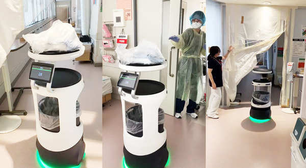 「Servi アイリスエディション」をコロナ専門病棟に導入 薬や備品等の物品を運搬 日本医科大学千葉北総病院