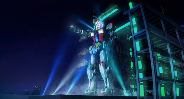 横浜「動く実物大ガンダム」に新演出「F00 /AI Awakening！」導入　2022年元日から開始　GFY新商品情報と一周年企画も紹介