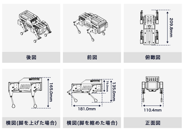 ロボット犬「Mini Pupper」の先行予約販売「Makuake」で開始 DIY版、完成版を用意 マニュアルと動画付き 2時間で1100%を突破