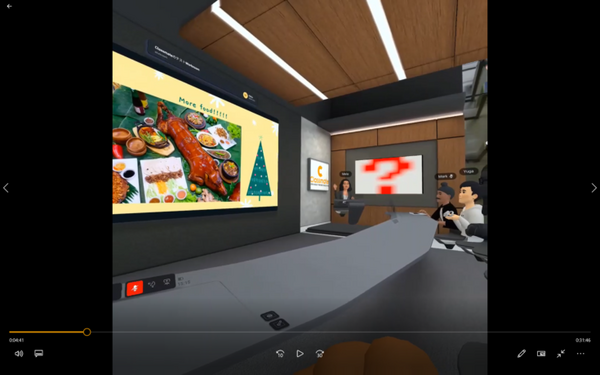 3D仮想空間メタバースでフィリピン人講師と英会話レッスン 羽衣国際大学の学生達が体験