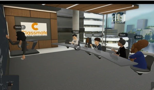 3D仮想空間メタバースでフィリピン人講師と英会話レッスン 羽衣国際大学の学生達が体験