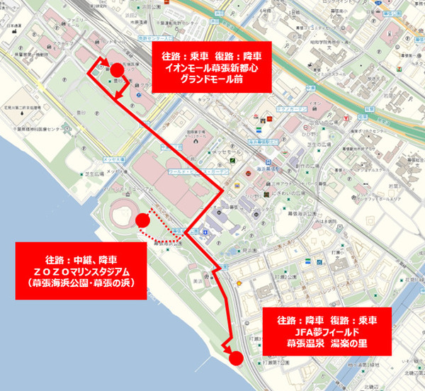 千葉市幕張新都心の公道を自動運転バスが実証走行へ　京成バス/損保ジャパン/アイサン/建設技術研究所/埼工大