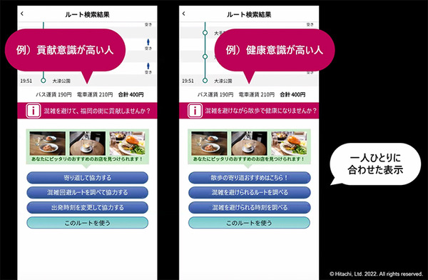 日立と西鉄「混雑を避けた移動と地域経済の活性化を促すMaaS実証実験」を拡大　ナッジ技術活用、鉄道も加え店舗数は3千超へ