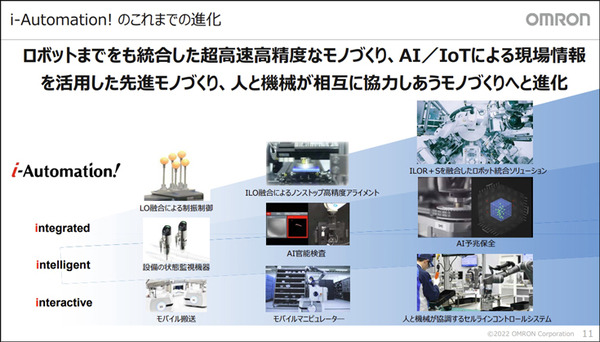 製造現場における近未来のDX「AI/ロボット/IoT/5Gによる人を超える自働化」とは?　オムロンが「i-Automation!」未来形を発表