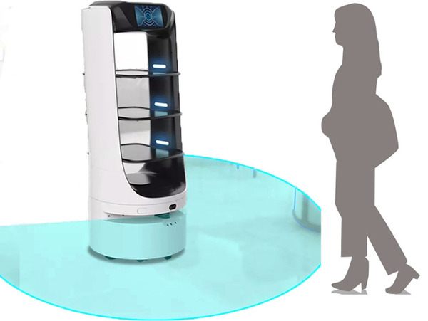 公益創造センター リーマン社製自動配膳ロボット「Deligo」を販売開始 7インチのディスプレイを搭載 音声で到着をお知らせ