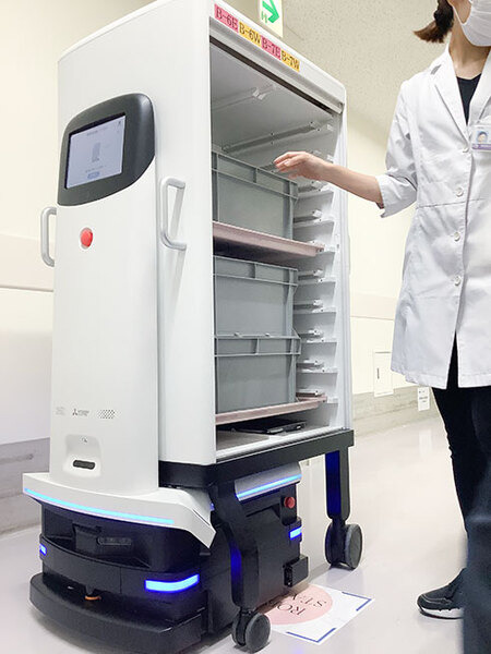 藤田医科大学病院で医療現場を支援するロボットの実証実験　病院向け搬送ロボット「MELDY」と自動運転モビリティ「WHILL」