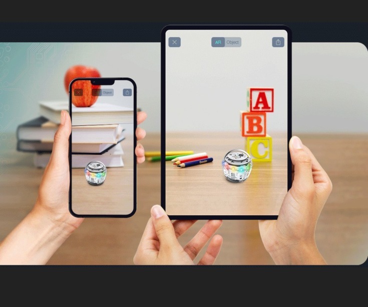 「OzoBlockly」で作成したプログラムがAR技術で動く 教育ARロボット「Metabot」(メタボット)が登場