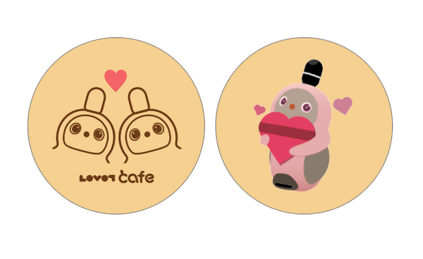 川崎「LOVOT Cafe」バレンタイン・ホワイトデーメニューが新登場！ハートモチーフのオリジナルグッズも販売