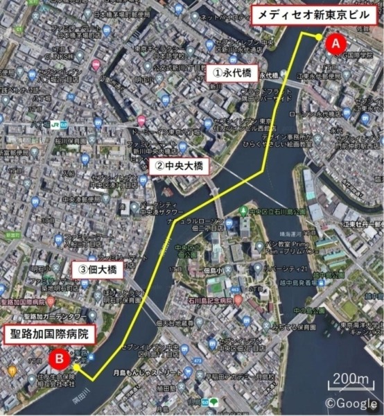 ドローンが永代橋など複数の大橋を横断する 都内初の医薬品配送実験 ドローンで日常的に医薬品を届けられる社会を目指す