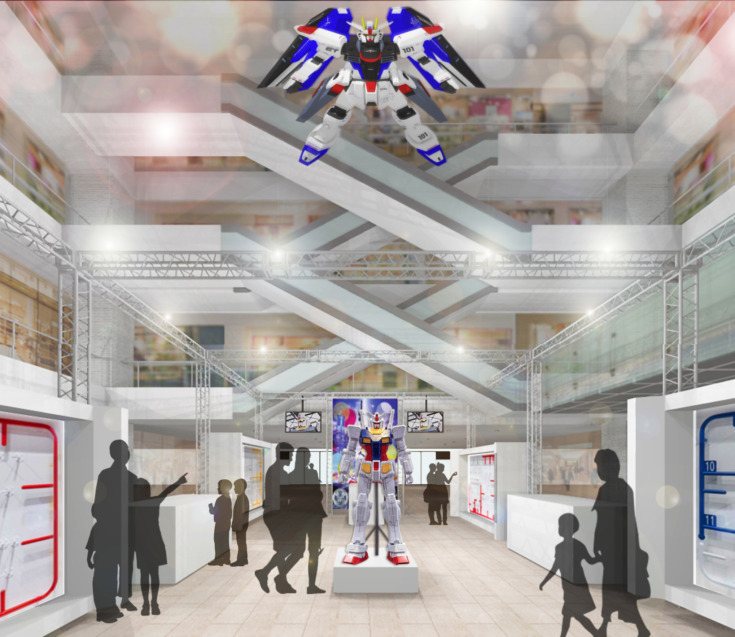 横浜ベイエリアで『GUNDAM PORT YOKOHAMA』開催 「動くガンダム」連動企画、全高約17ｍのバルーン展示やガンプラバトルも