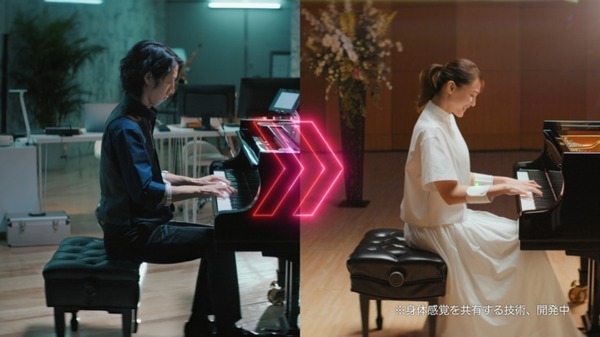 ドコモの6G「人間拡張」技術って何？綾瀬はるかさんがピアニストの角野隼斗さんとシンクロ　新CM動画を公開