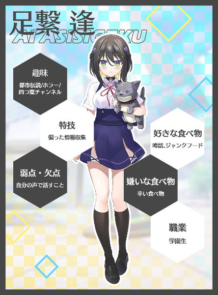 rinna社の対話エンジンを搭載したAIキャラクター「足繋 逢」リアルチャット恋愛ゲームに登場 STCモデルが即時応答
