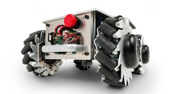 ヴイストンが可搬重量約40kgのメカナムホイール搭載、研究開発用台車ロボット「メカナムローバーVer.3.0」 を発売