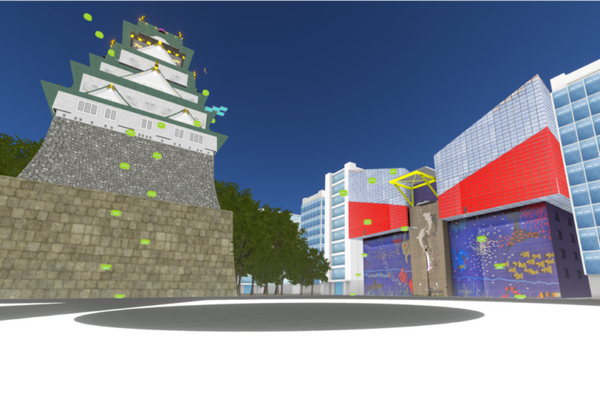 大阪の魅力を発信する「バーチャル大阪」2月28日から本格展開 「新市街」エリアが登場 スマホ、PCから参加可能