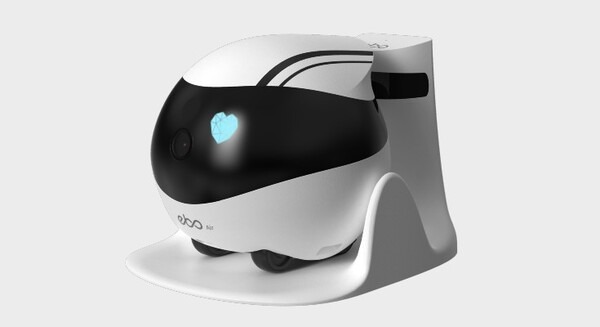移動式の小さなAIコンパニオンロボット「Enabot Ebo Air セキュリティモニター」ペットの見守りだけでなく友達にも！　Pergear