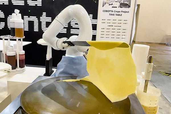 COBOTTA アイデアチャレンジ最優秀賞は進化した「クレープロボット」が受賞！WRSはロボット展で体験コーナーを設置