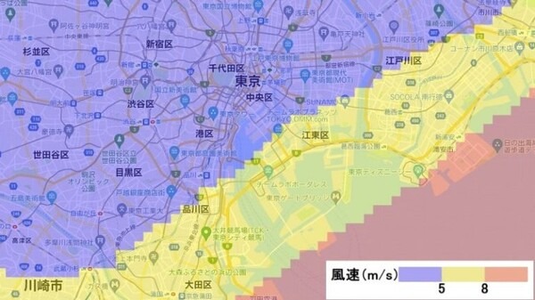 ウェザーニューズがヘリやドローン向けの風予報を提供開始　高解像度の強風リスクと瞬間風速予測で安全運航を支援