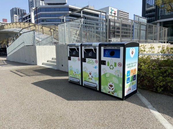 ソーラー発電で作動するIoTゴミ箱「SmaGO」を名古屋・栄で運用開始　三井不動産/メ～テレ/フォーステック