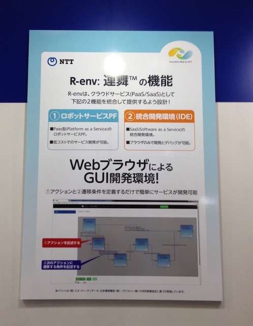 NTTがロボットやデバイスを連携制御できる技術「R-env:連舞」のオープンな開発を推進