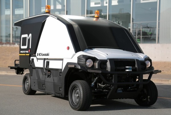 川崎重工が多用途UGV「ミュール」で無人自動運転の実験に成功　工場内のスマート物流で物資輸送の自動化を促進
