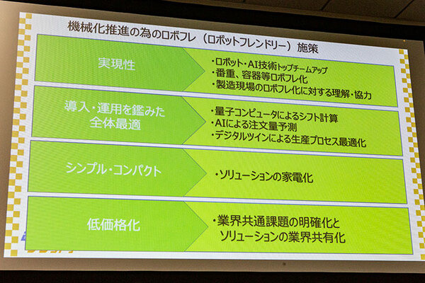 経産省が惣菜製造現場に「ロボットフレンドリー」導入を促進　惣菜盛付け現場にロボットと量子技術を正式導入、デモも公開