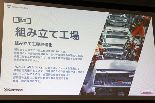 グルーヴノーツが量子コンピュータでシフト計算するデモを報道陣に公開　経産省/日本惣菜協会「ロボットフレンドリー」に量子技術で参画