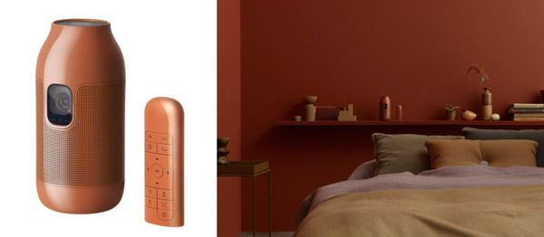 popIn新製品の小型プロジェクター「Aladdin Vase」 体験型ストア「b8ta Tokyo渋谷」で展示