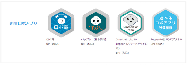本日、Pepperの「ロボアプリマーケット for Biz」がオープンしました。