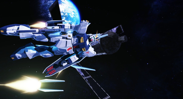 実物大ニューガンダム立像4月25日より展示開始！夜間には壁面の特別映像と連動  「ガンダムパーク福岡」も同時オープン