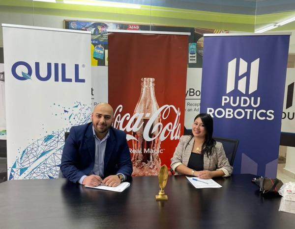 コカ・コーラ・ヨルダン ネコ型自動配送ロボット「BellaBot」を本格導入 Pudu Roboticsと戦略的提携協定を締結