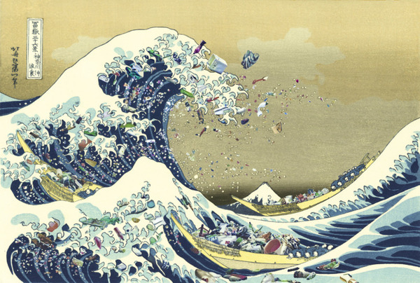 あの名画が描かれた時代が2050年だったら？ゴミであふれた未来の海をAI技術で再現 八景島シーパラダイス『“名画になった”海 展』