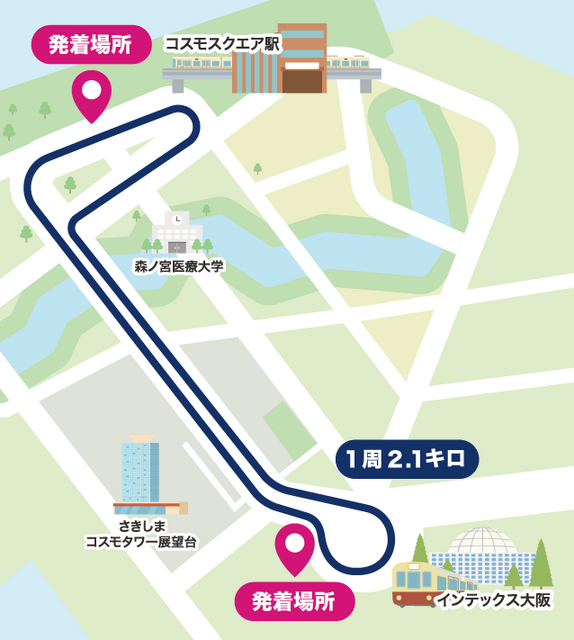 「鉄道技術展・大阪」に合わせて自動運転バス「NAVYA ARMA」2台が運行 「信号協調」で青信号の場合に自動通過