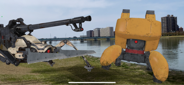 無人機「ファイド」と戦闘機械「ジャガーノート」(シン搭乗機) デジタルフィギュアサービス「HoloModels」で発売