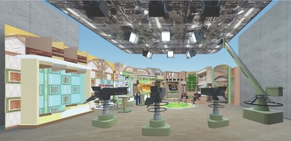 VRゴーグルでスタジオ見学体験！ 全国放送のテレビ番組「ゴゴスマ」スタジオをメタバース上で再現　NTTの「DOOR」を使用