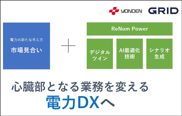 四国電力とグリッドが連携を発表　電力会社向け「デジタルツイン」と「電力需給計画の最適化/自動化AI」の特徴としくみ