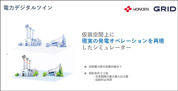 四国電力とグリッドが連携を発表　電力会社向け「デジタルツイン」と「電力需給計画の最適化/自動化AI」の特徴としくみ