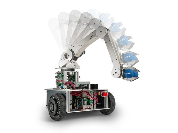 ヴイストン、台車ロボットへの搭載に適したアルミニウム製ロボットアーム「AMIR 740」を発売　ROS対応、可搬重量2kgを実現