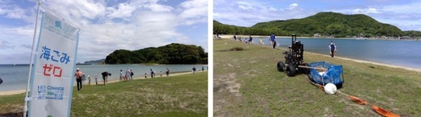 約200人が参加！学生と地元住民がロボットを使って海岸のごみを拾う「海ごみゼロ！ロボットビーチクリーン」