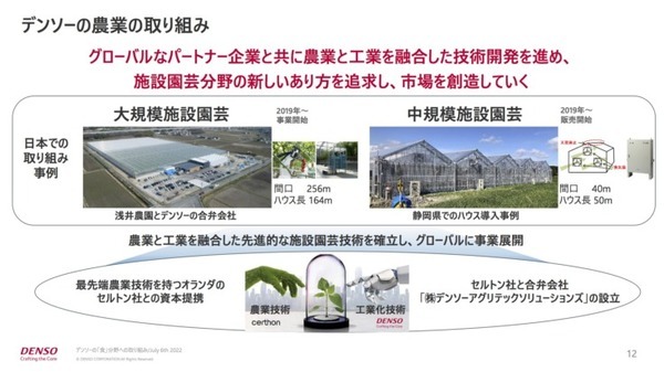 ものづくりの考え方を大規模農業に展開　デンソーの「食」への取り組み