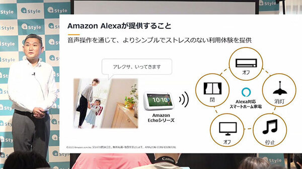 Amazon簡単セットアップ対応のスマートリモコン「+Styleマルチリモコン」発売　音声やアプリで家電を操作　市場の状況と課題も発表