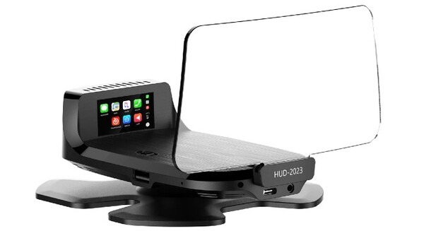 スマホをワイヤレス接続「CarPlay」「AndroidAuto」をフロント車載用ヘッドアップディスプレイで音声操作！