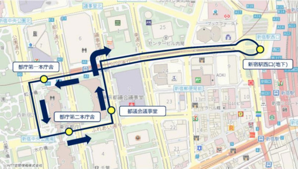 5Gを整備する西新宿エリアでレベル2の自動運転バスが走る　「未来の東京」戦略で2025年、西新宿は2023年に無人自動運転の実現へ