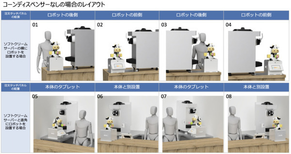 コネクテッドロボティクス「ソフトクリームロボット」新モデルを発売開始 コーンの自動供給機オプションを追加