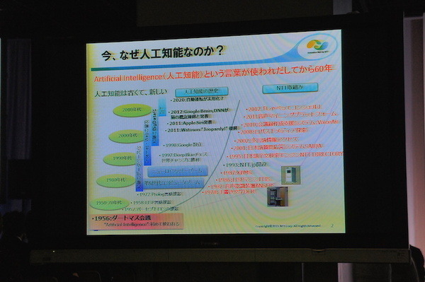 【NTT R&Dフォーラム2016】「人と人、人とモノのコミュニケーションをよくするNTTのAI技術」を見てきました。