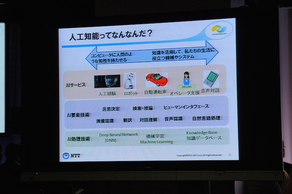 【NTT R&Dフォーラム2016】「人と人、人とモノのコミュニケーションをよくするNTTのAI技術」を見てきました。