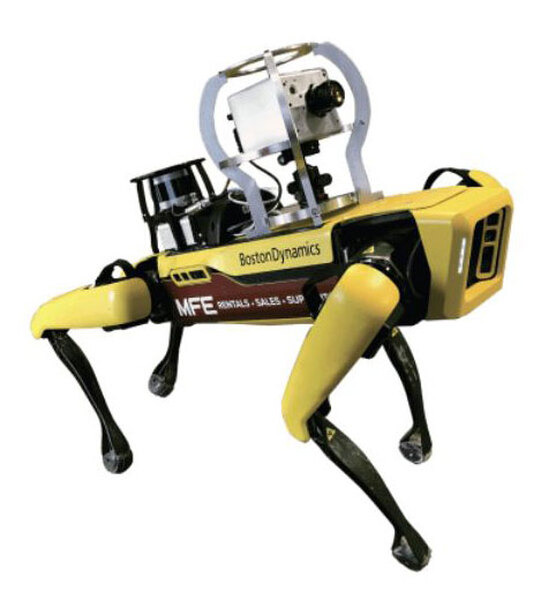 犬型ロボット「SPOT」に装着、有害ガスを検知するカメラ販売開始　工場内外のメタンなどガス漏れ検知を自動化