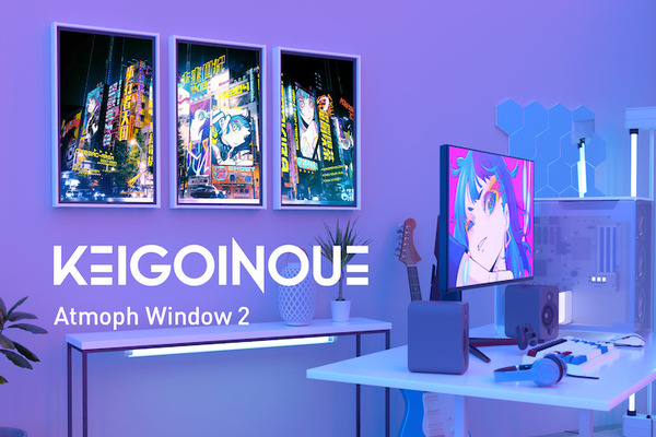 デジタルアーティスト「KEIGO INOUE」とAtmophがコラボ 近未来の秋葉原を舞台にした『AKIBA METROPOLIS』配信開始